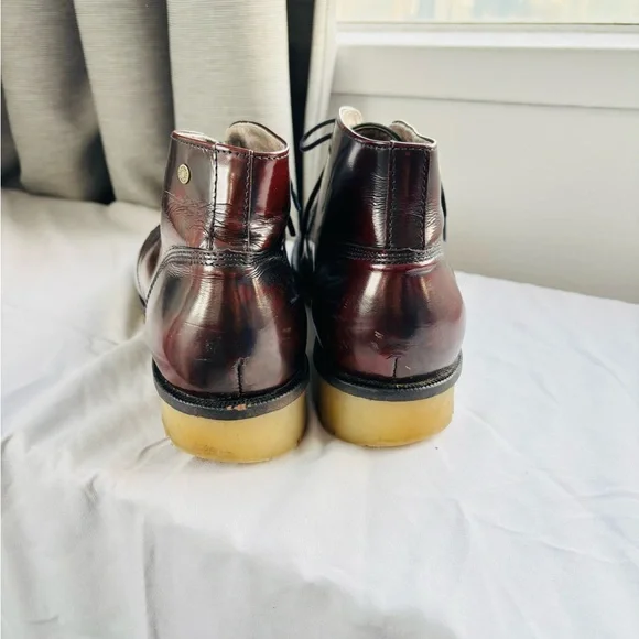 Diesel Men's Chukka Boots - Deep Burgundy size 9.5US - Picture 5 of 10